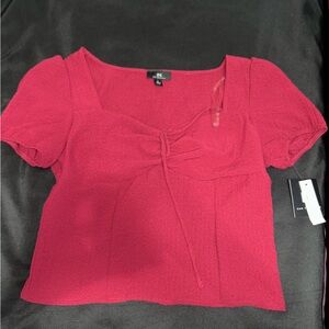 Elegant Red Women's Top